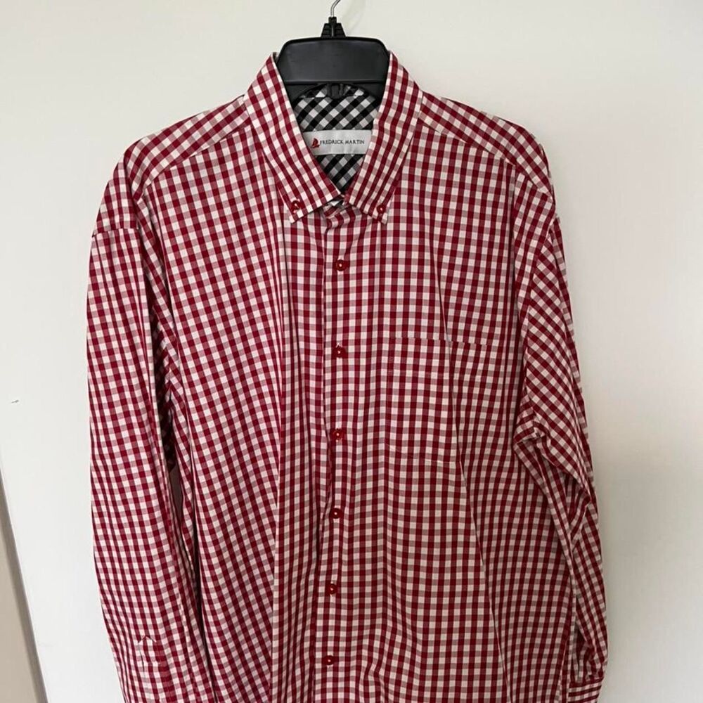 Unbranded Men's White and Red Shirt
